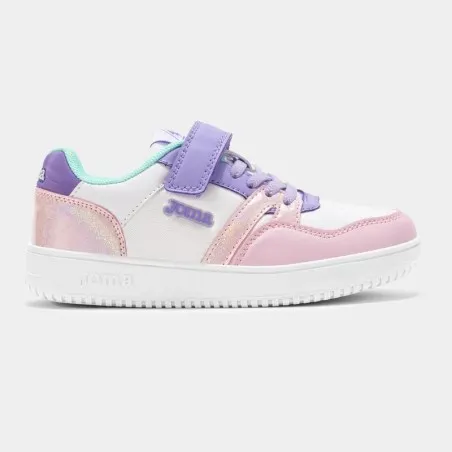 Basket Casual Enfant PLATEA LOW JR 2519 ROSE MAUVE - JOMA