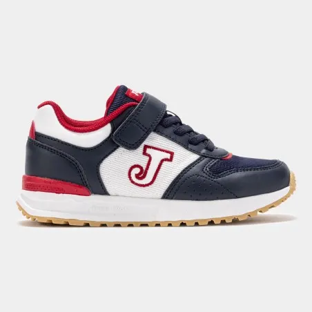 Basket Casual Enfant J.TORNADO JR 2503 BLEU MARINE - JOMA