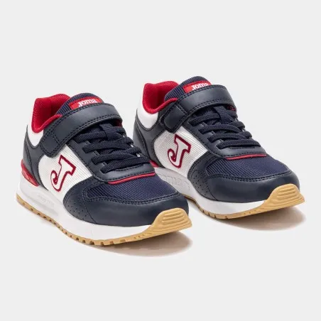 Basket Casual Enfant J.TORNADO JR 2503 BLEU MARINE - JOMA