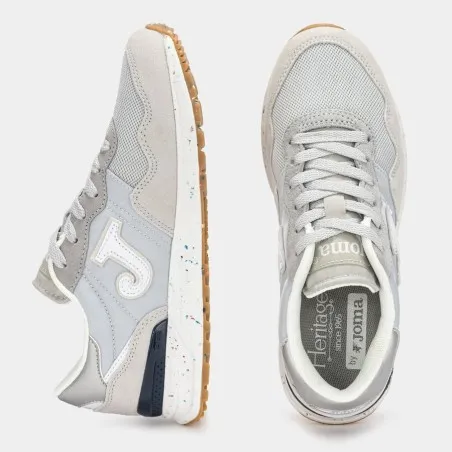 Basket Casual Femme C.367 LADY 2512 BLANC GRIS - JOMA