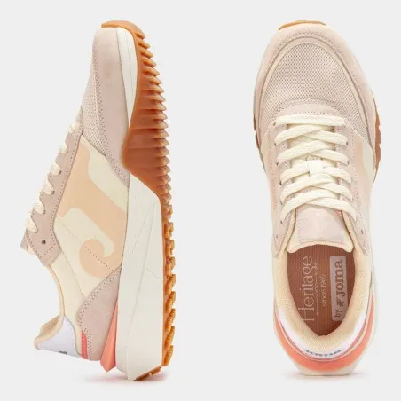 Basket Casual Femme C.501 LADY 2529 BLANC ROSE - JOMA