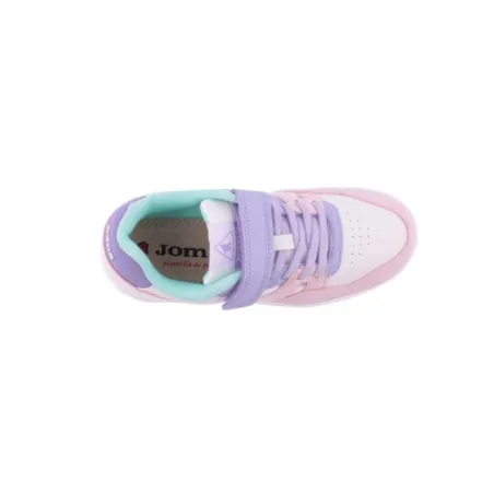 Basket Casual Enfant PLATEA LOW JR 2519 ROSE MAUVE - JOMA
