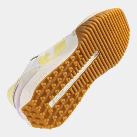 Basket Casual Femme C.501 LADY 2516 BLANC JAUNE - JOMA