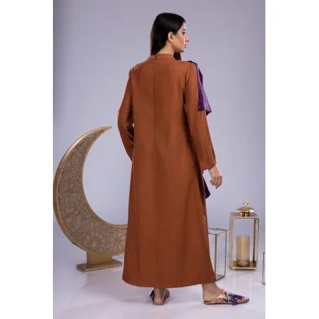 Robe Hammamet Marron - Tresors de mimi