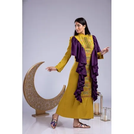 Robe Hammamet Vert - Tresors de mimi
