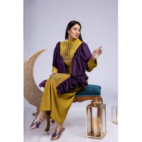 Robe Hammamet Vert - Tresors de mimi
