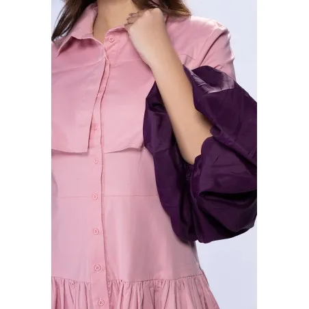 Robe Allium Rosé/ Mauve - Tresors de mimi