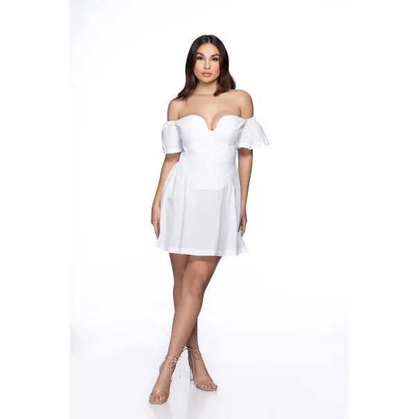 Robe Pétunia Blanc - Tresors de mimi