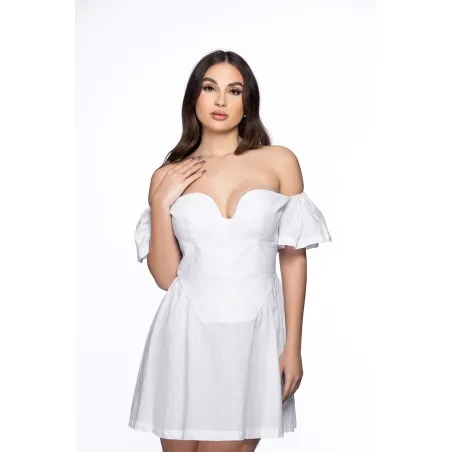 Robe Pétunia Blanc - Tresors de mimi