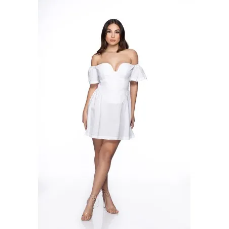 Robe Pétunia Blanc - Tresors de mimi