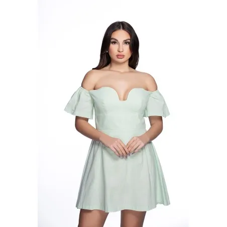 Robe Pétunia Vert - Tresors de mimi