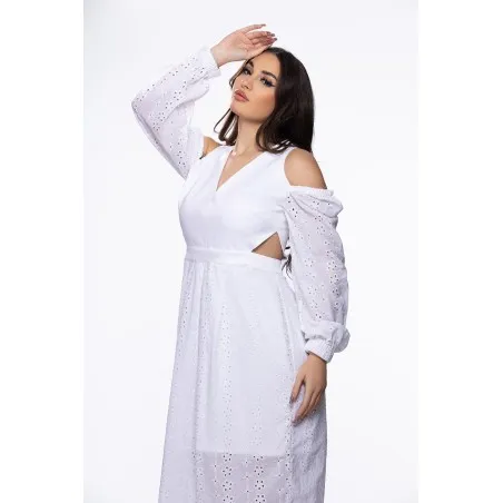 Robe Hélénies Blanc - Tresors de mimi