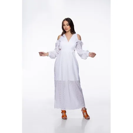 Robe Hélénies Blanc - Tresors de mimi