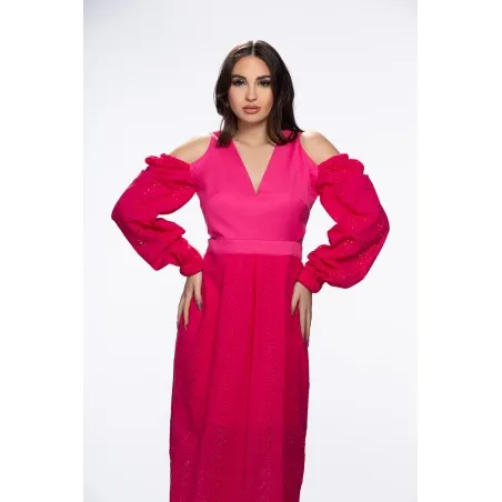 Robe Hélénies Fushia - Tresors de mimi