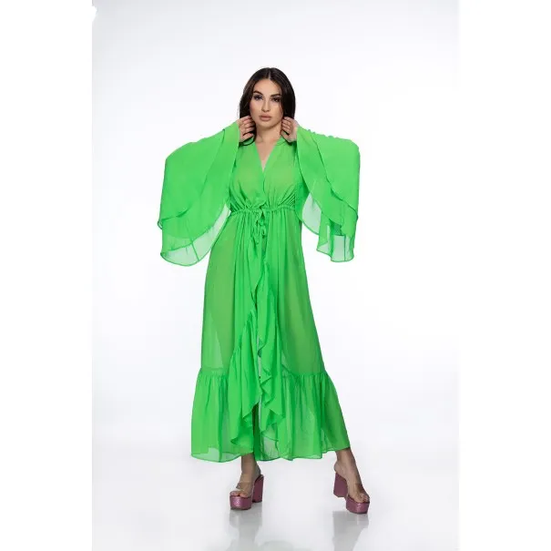 Gerbera Vert Kimono de plage - Tresors de mimi
