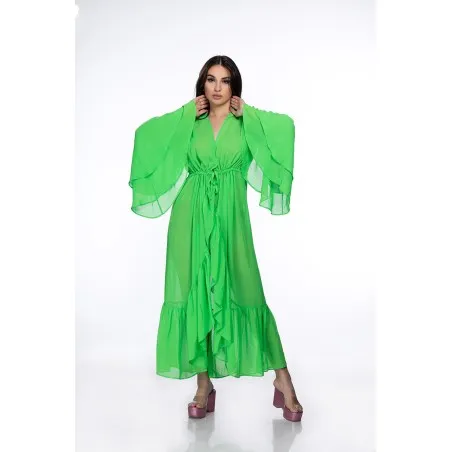 Gerbera Vert Kimono de plage - Tresors de mimi