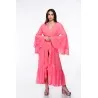 Gerbera Rose Kimono de plage - Tresors de mimi
