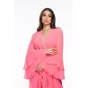 Gerbera Rose Kimono de plage - Tresors de mimi