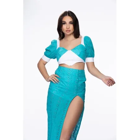 Ensemble Pensée Turquoise - Tresors de mimi
