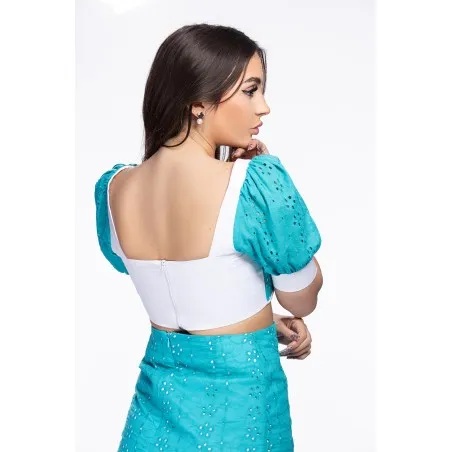 Ensemble Pensée Turquoise - Tresors de mimi