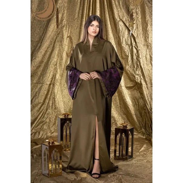 Caftan Vert Luna - Tresors de mimi