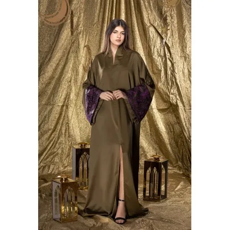 Caftan Vert Luna - Tresors de mimi