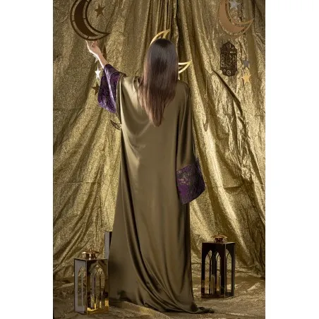 Caftan Vert Luna - Tresors de mimi