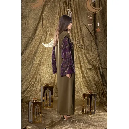 Caftan Vert Nuray - Tresors de mimi