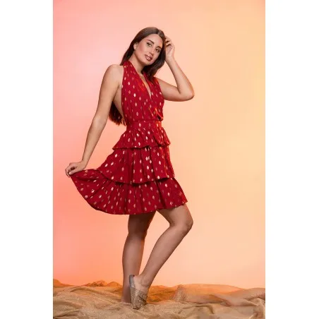 Aurea Rouge Robe - Tresors de mimi