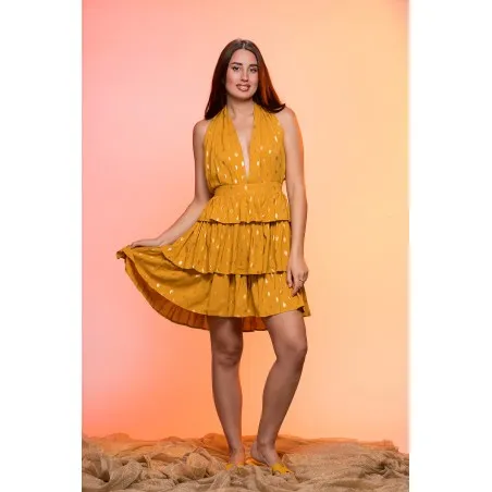 Aurea Jaune Robe - Tresors de mimi