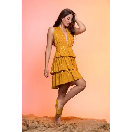 Aurea Jaune Robe - Tresors de mimi