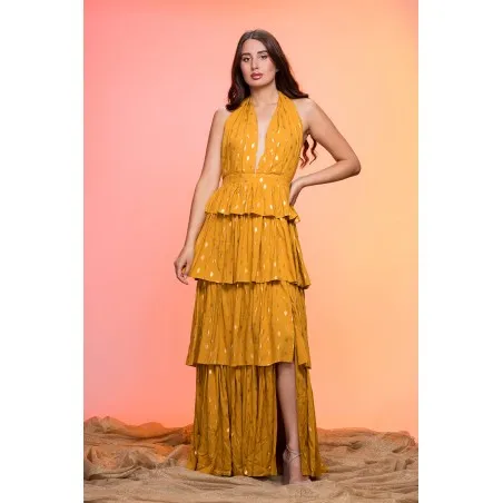 Soléa Jaune Robe - Tresors de mimi