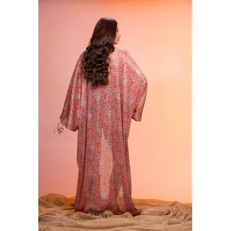 Aloha Orange Kimono - Tresors de mimi