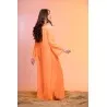 Tiaré Orange Robe de plage - Tresors de mimi