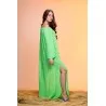Tiaré Vert Robe de plage - Tresors de mimi