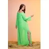 Tiaré Vert Robe de plage - Tresors de mimi