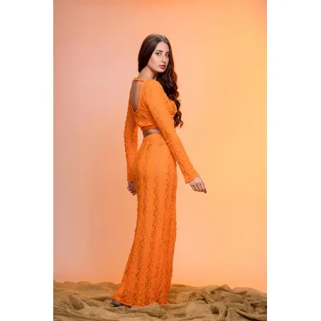 Ensemble de plage Nayla Orange - Tresors de mimi