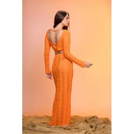 Ensemble de plage Nayla Orange - Tresors de mimi