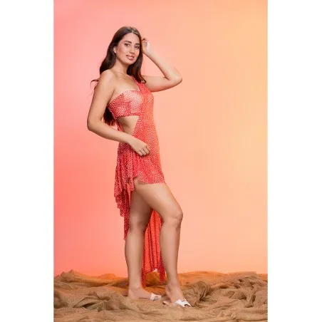 Sirena Orange Robe de plage - Tresors de mimi