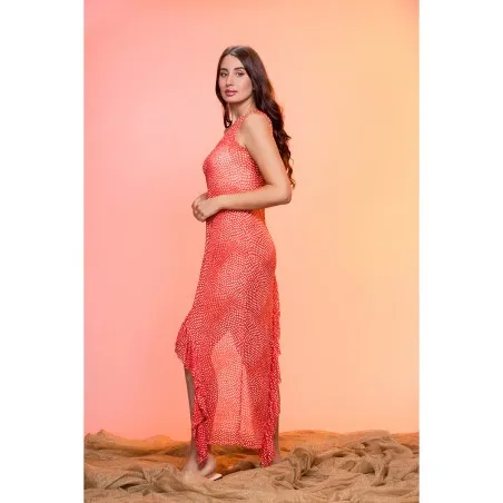 Sirena Orange Robe de plage - Tresors de mimi