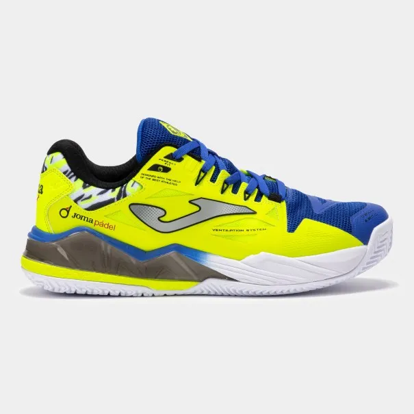 Chaussures de sport Homme SPIN MEN 2509 Bleu Royal Jaune - JOMA