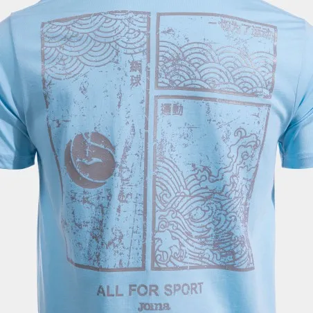 T-shirt manches courtes challenge bleu clair - JOMA