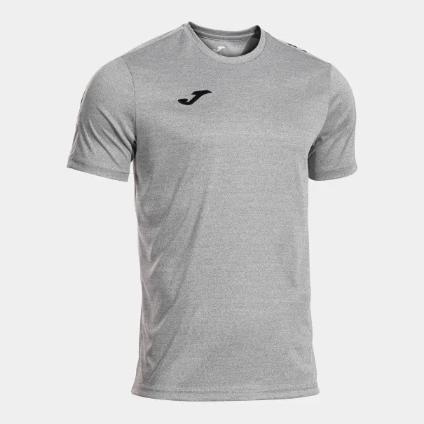 T-shirt manches courtes olimpiada gris melange noir - JOMA