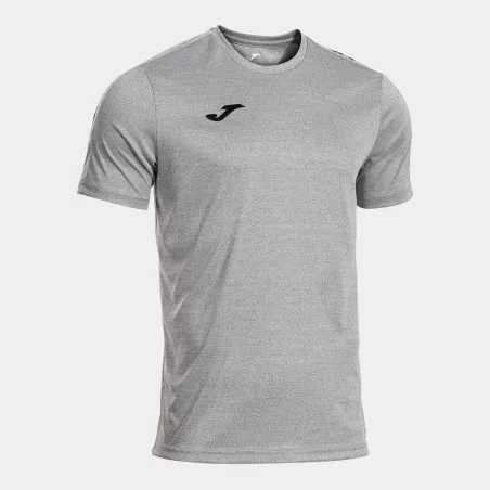 T-shirt manches courtes olimpiada gris melange noir - JOMA