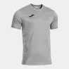 T-shirt manches courtes olimpiada gris melange noir - JOMA