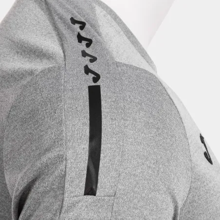 T-shirt manches courtes olimpiada gris melange noir - JOMA