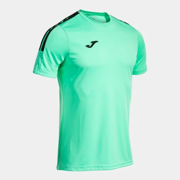 T-shirt manches courtes olimpiada vert noir - JOMA