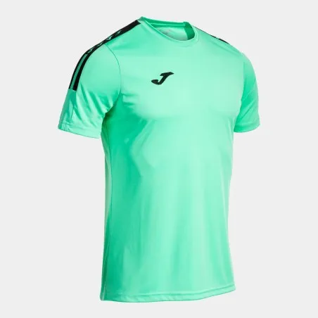 T-shirt manches courtes olimpiada vert noir - JOMA