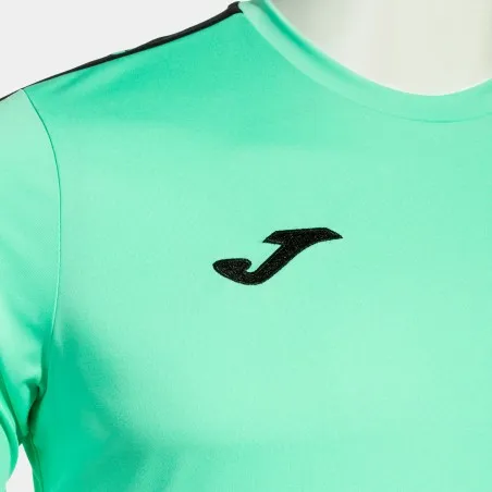 T-shirt manches courtes olimpiada vert noir - JOMA