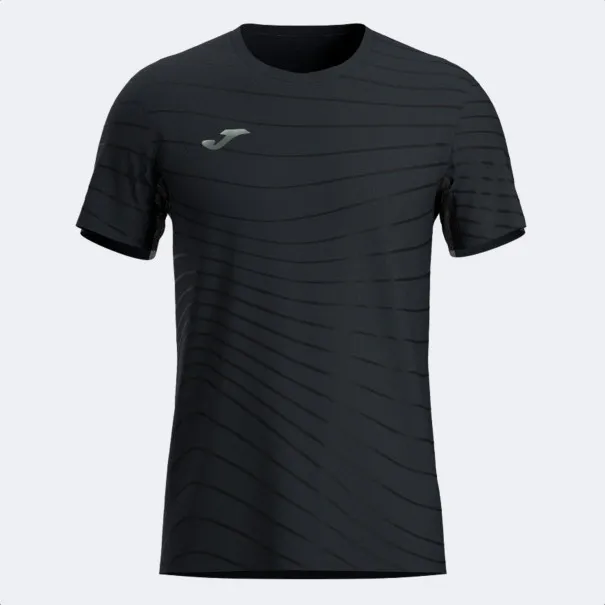 T-shirt manches courtes r-night noir - JOMA